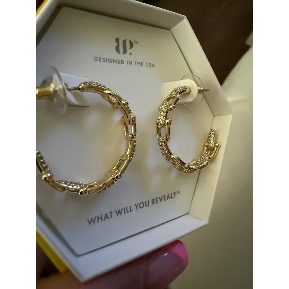 Gold Buckle Hoops - BP Exclusive Bringback